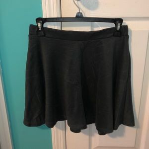 Dark gray skater skirt